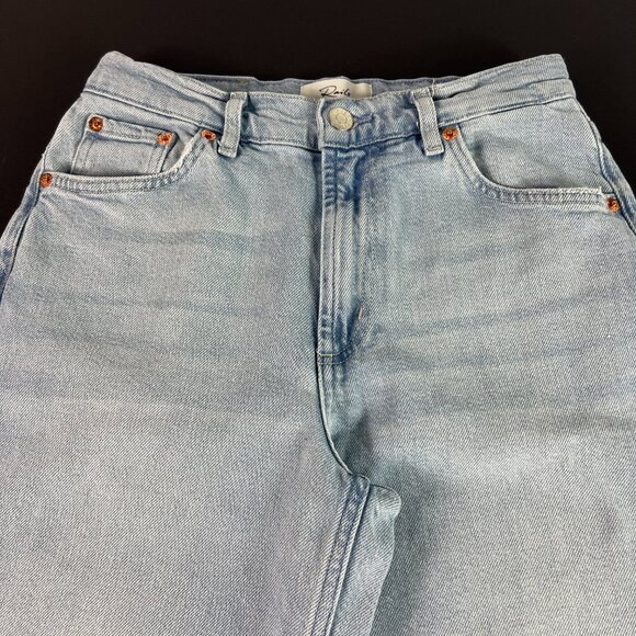 Rails Jeans Women's 26x26* Angeleno Crop Ultra Wide Leg Light Blue Denim Tag 24 - Picture 2 of 16